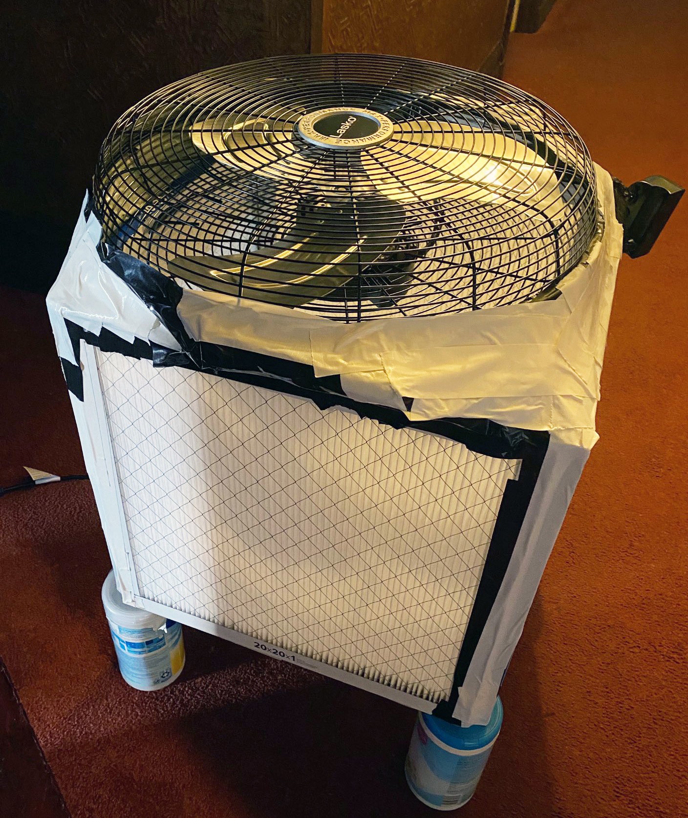 Box fan deals air filter test